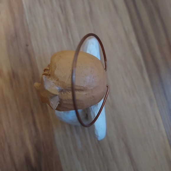 Vintage Midwest of Cannon Falls Wood Folk Art Angel With Halo by Eddie Walker - Picture 4 of 7